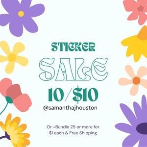 ❤️10/$10 STICKER SALE | +Bundle 10 or more for $1.00 each